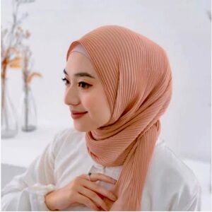 Pleated Rectangle Hijab